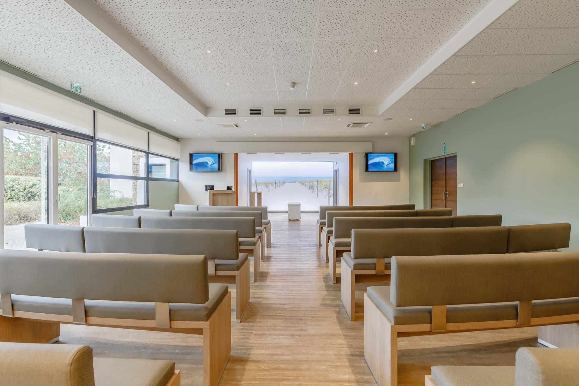 Crematorium de la Roche sur Yon Salle de ceremonie